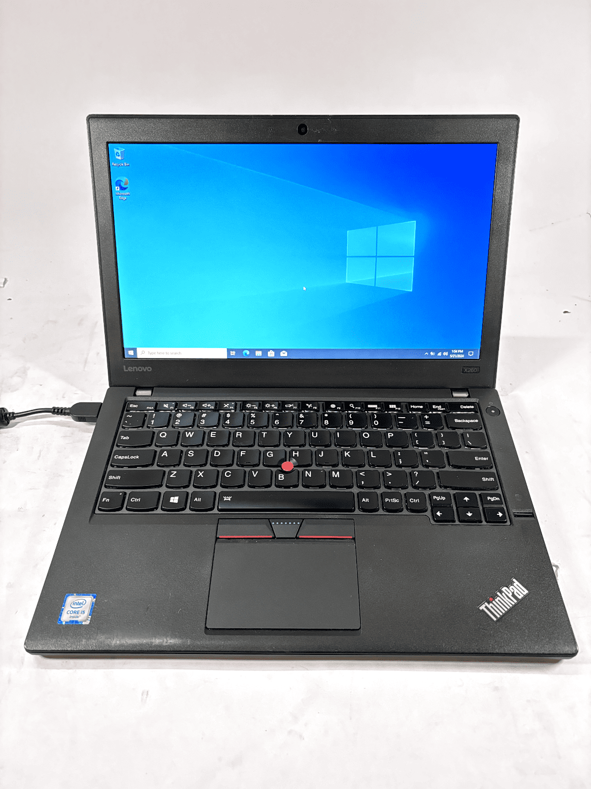 Lenovo ThinkPad X260 i5 6200U 8GB 512GB SSD WIN10Pro ( no battery) Used,  Good - OregonRecycles.com