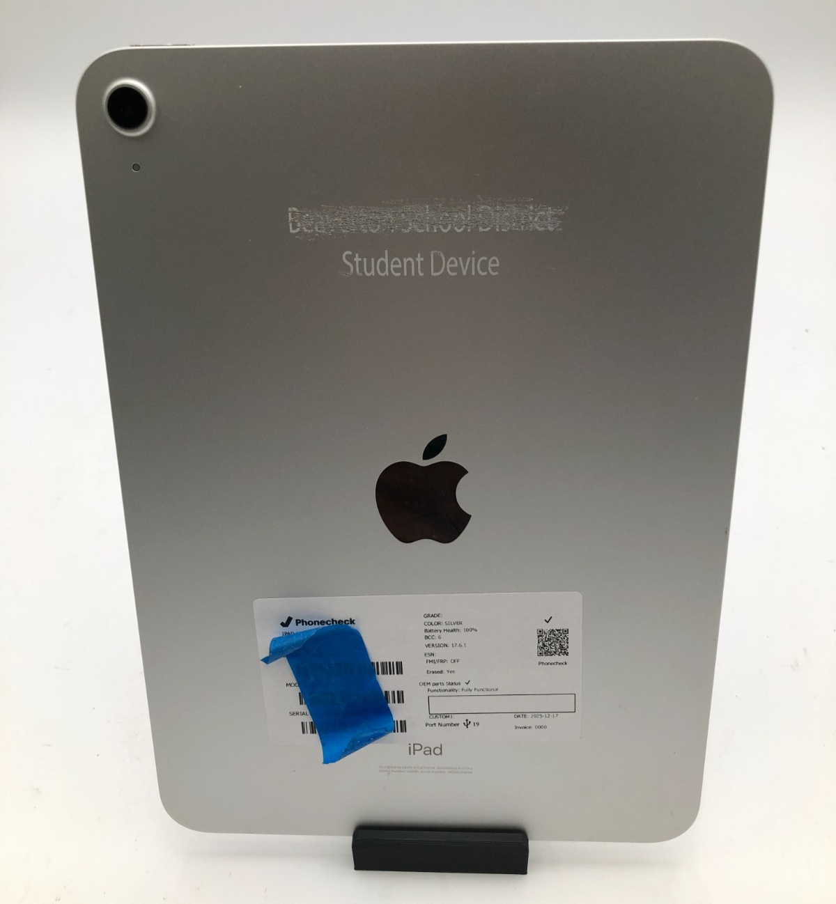 Apple iPad 10.9" 10th Gen 64GB Silver Wi‑Fi A2696 (Unlocked) – Battery 100% 5 Apple iPad 10.9" 10th Gen 64GB Silver Wi‑Fi A2696 (Unlocked) – Battery 100%