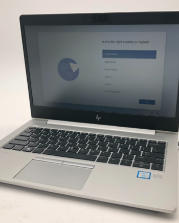 HP EliteBook 830 G5 i5-7200U 16GB 256GB NVMe 13.3" FHD Win 11 Pro No Battery