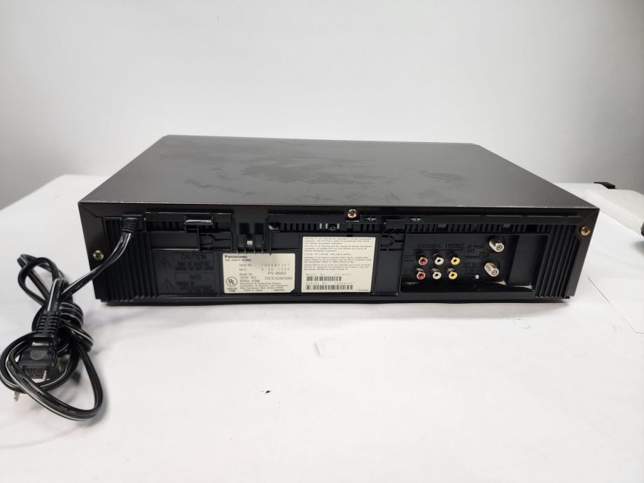 image of Panasonic PV 8662 VCR 4Head Blue Line VHS Hi Fi Stereo Player Recorder Works 355216595653 2