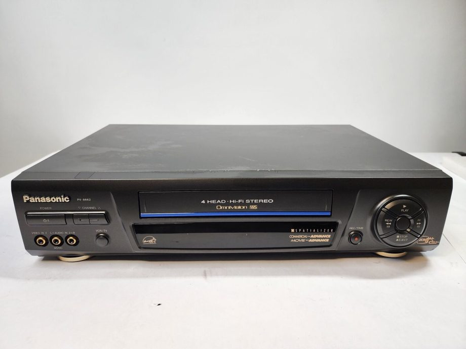 image of Panasonic PV 8662 VCR 4Head Blue Line VHS Hi Fi Stereo Player Recorder Works 355216595653