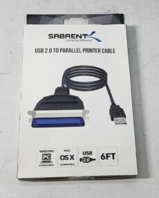 Sabernt USB to Parallel IEEE 1284 Printer Cable Adapter