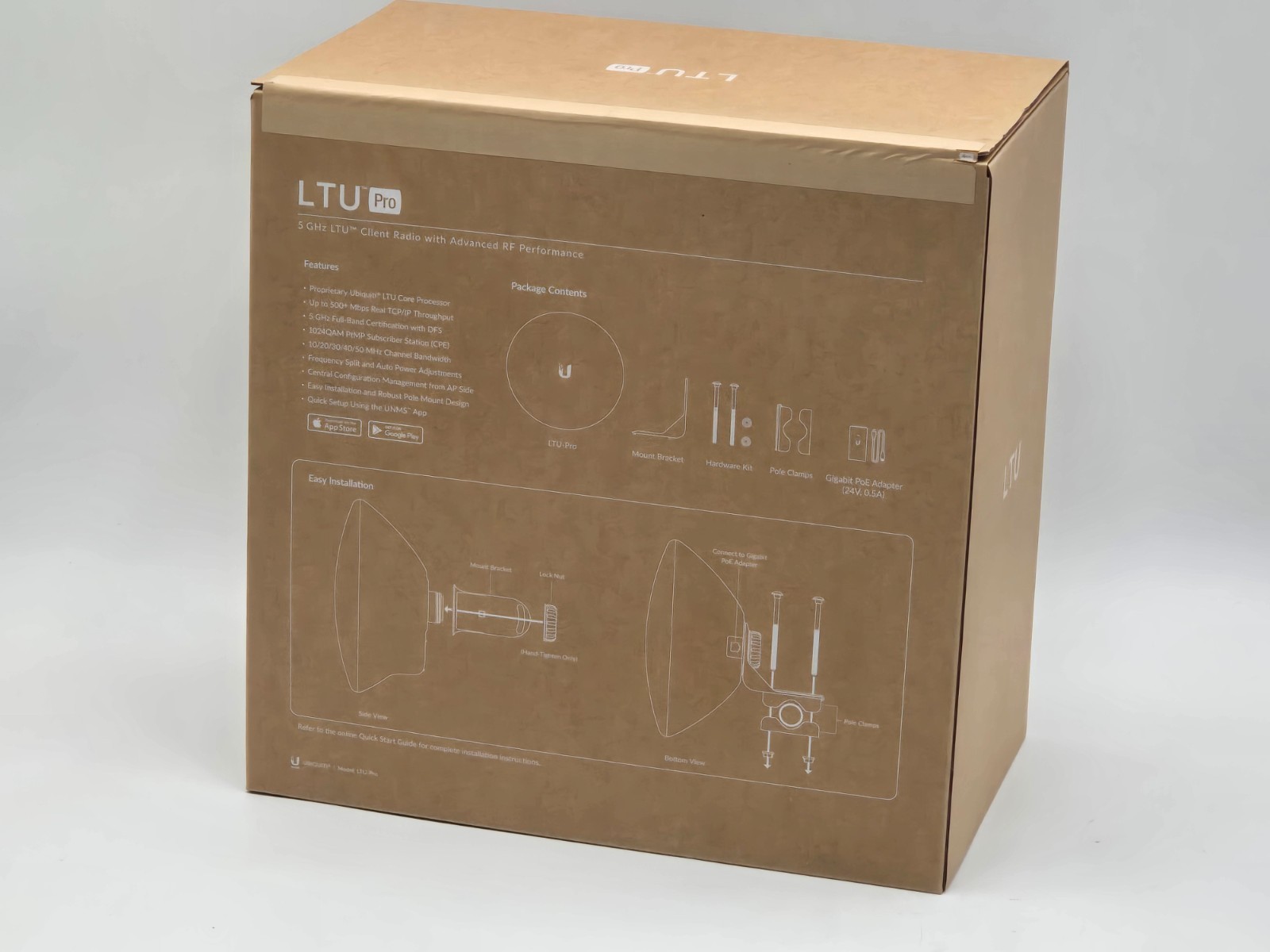 Ubiquiti LTU-Pro-US UISP 5GHz PtMP Client Radio w/ Integrated Antenna (Openbox) 3 Ubiquiti LTU-Pro-US UISP 5GHz PtMP Client Radio w/ Integrated Antenna (Openbox)