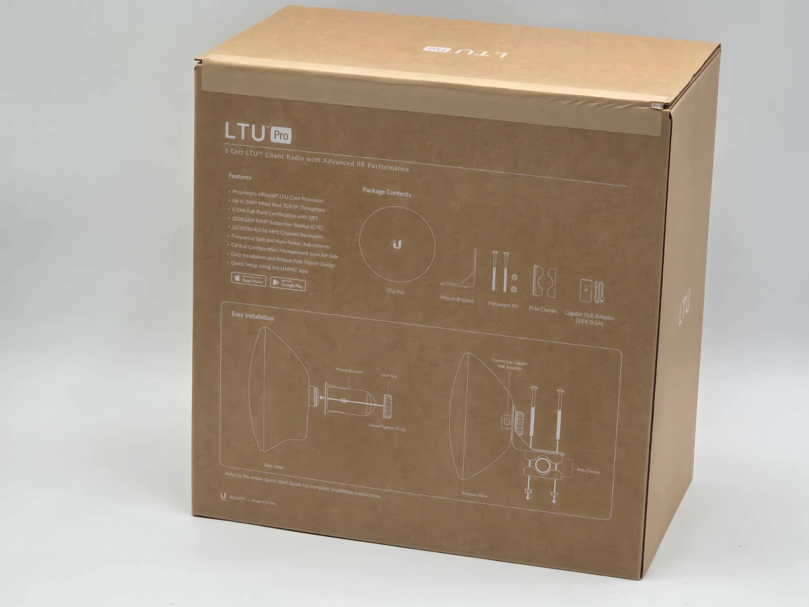 Ubiquiti LTU-Pro-US UISP 5GHz PtMP Client Radio w/ Integrated Antenna (Openbox) 4 Ubiquiti LTU-Pro-US UISP 5GHz PtMP Client Radio w/ Integrated Antenna (Openbox)