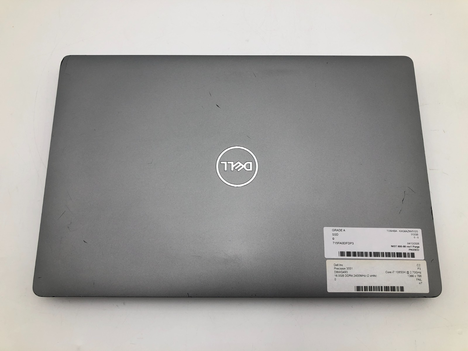 Dell Precision 3551 i7-10850H 16GB 512GB NVMe SSD 15.6" HD Win 11 Pro 5 Dell Precision 3551 i7-10850H 16GB 512GB NVMe SSD 15.6" HD Win 11 Pro
