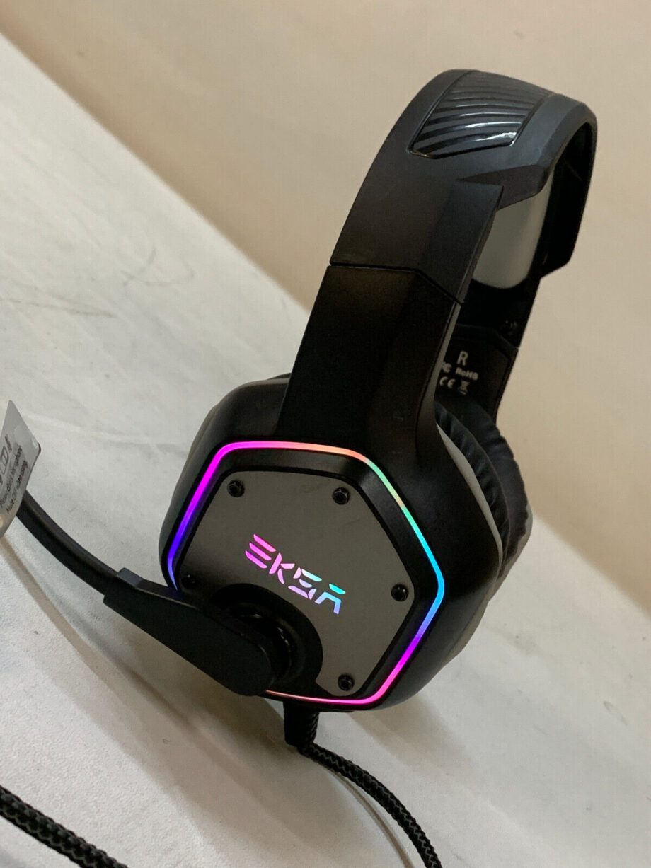 EKSA E1000 USB Gaming Headset 7.1 Surround Sound Used, Good