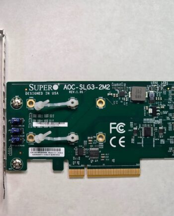 Supermicro AOC-SLG3-2M2 Other PCIe 3.0 x8 2x M.2 NVMe SSD slots