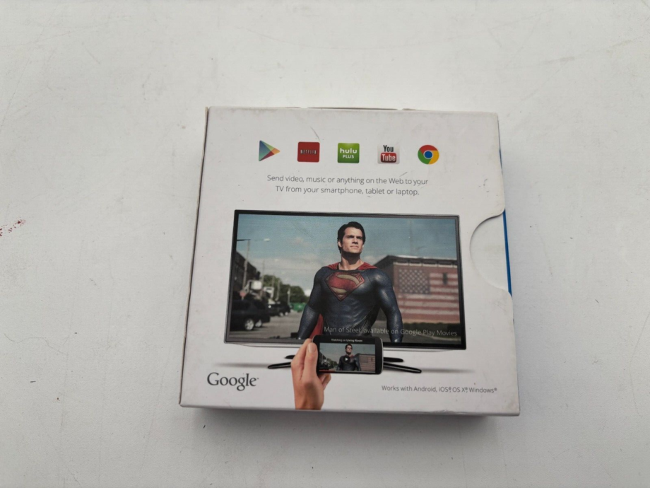 Google Chromecast (3rd Gen) - Full HD 1080p Streaming - Brand New Open Box