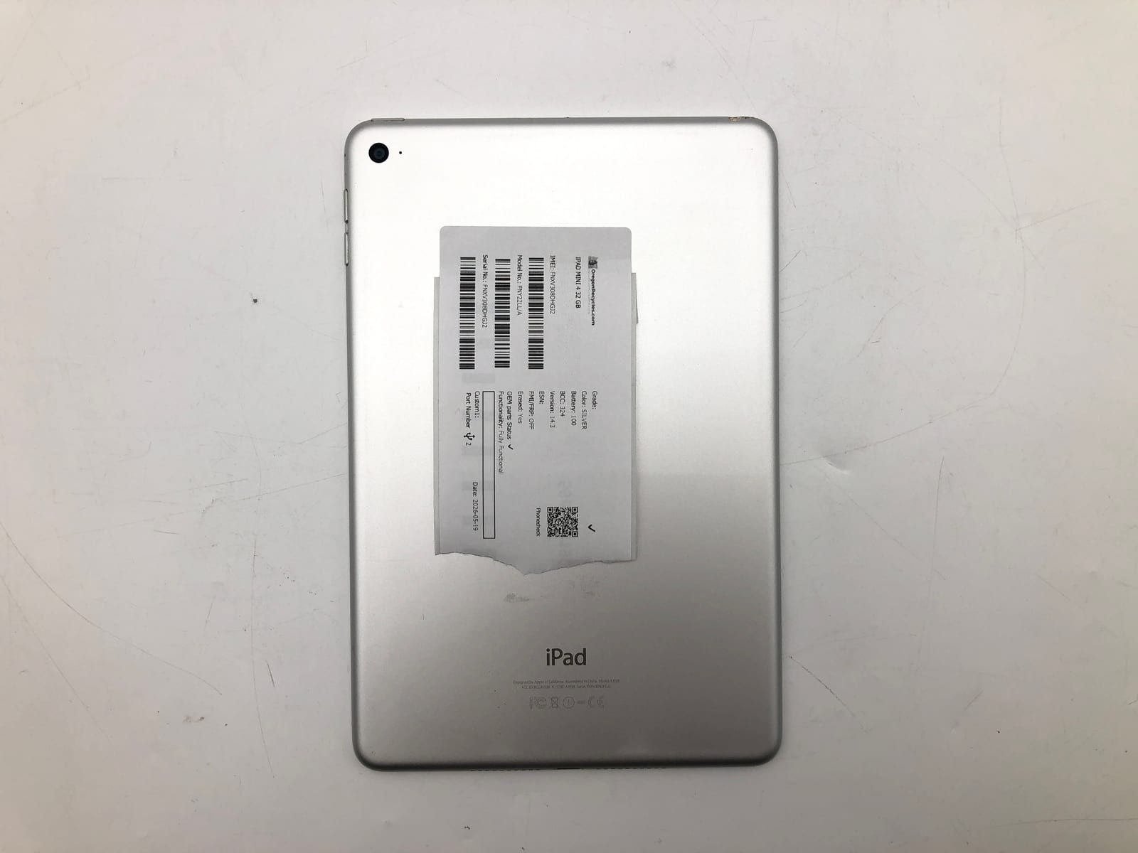 Apple iPad mini 4 32GB Silver Unlocked FNY22LL/A iOS Smartphone Tested 89% Batte 6 Apple iPad mini 4 32GB Silver Unlocked FNY22LL/A iOS Smartphone Tested 89% Batte