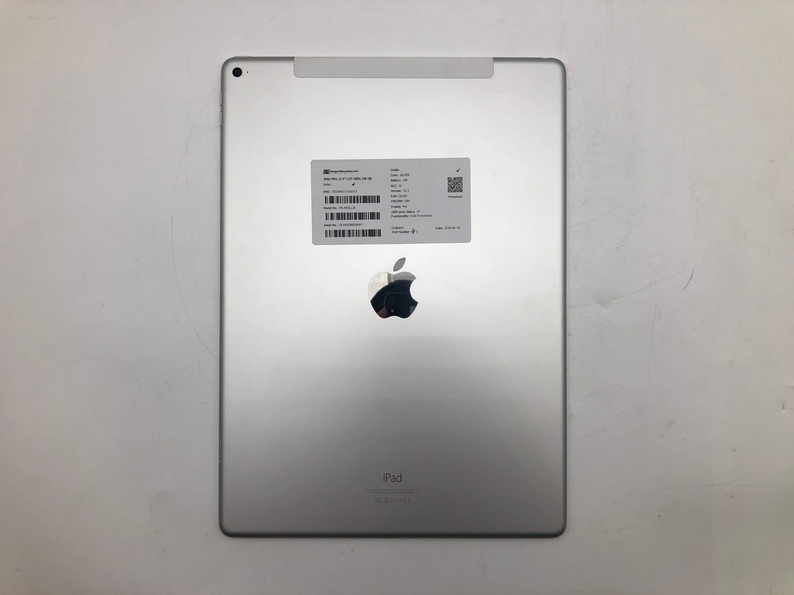 Apple iPad Pro 12.9 inch (1st Gen) 256GB Silver Unlocked ML3W2LL/A iOS Smartphon 6 Apple iPad Pro 12.9 inch (1st Gen) 256GB Silver Unlocked ML3W2LL/A iOS Smartphon