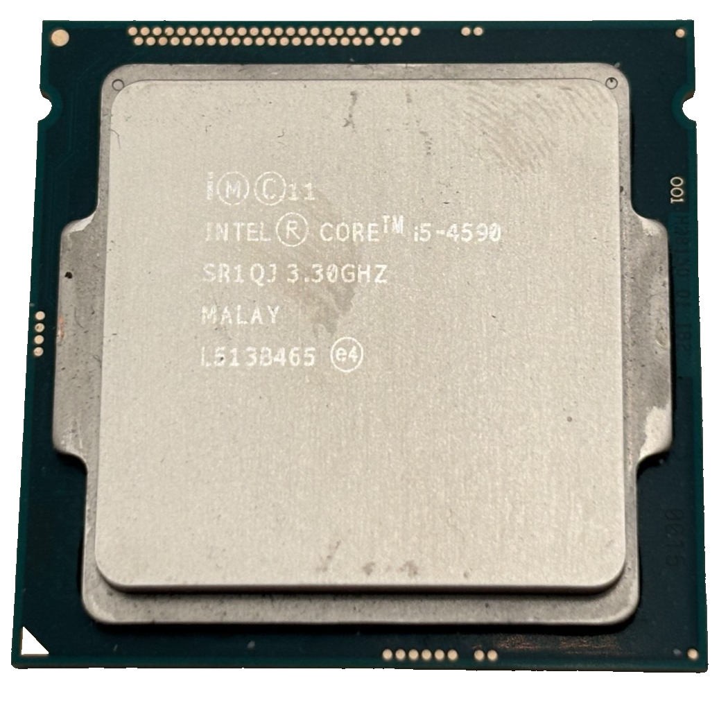 Intel Core i5-4590 3.3GHz LGA1150 SR1QJ 4-Core CPU - Tested 1 Intel Core i5-4590 3.3GHz LGA1150 SR1QJ 4-Core CPU - Tested