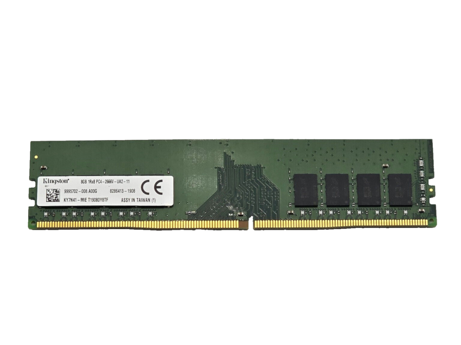 Kingston 8GB DDR4 2666MHz PC4-2666V RAM - KY7N41 - Desktop