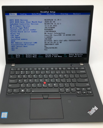Lenovo ThinkPad T480s i5-8250U 24GB No SSD/OS 14" FHD Laptop