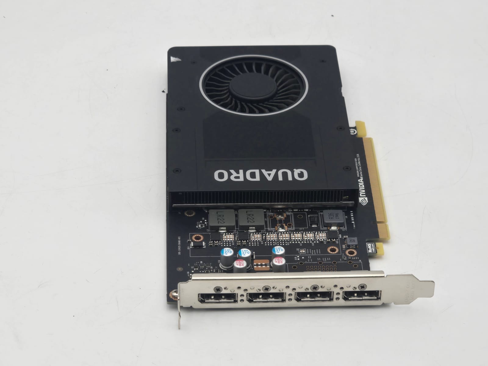 NVIDIA Quadro P2200 5 GB GDDR5X PCIe Graphics Card 4x DisplayPort VCQP2200-PB 1 NVIDIA Quadro P2200 5 GB GDDR5X PCIe Graphics Card 4x DisplayPort VCQP2200-PB