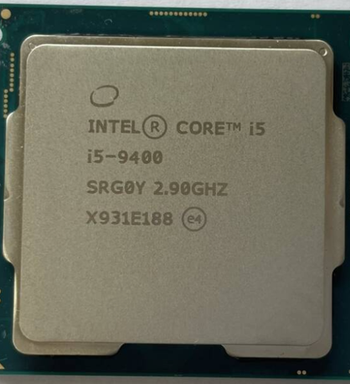 Intel i5-9400 2.9GHz (4.1GHz TURBO) LGA 1151 Processor (SRG0Y)
