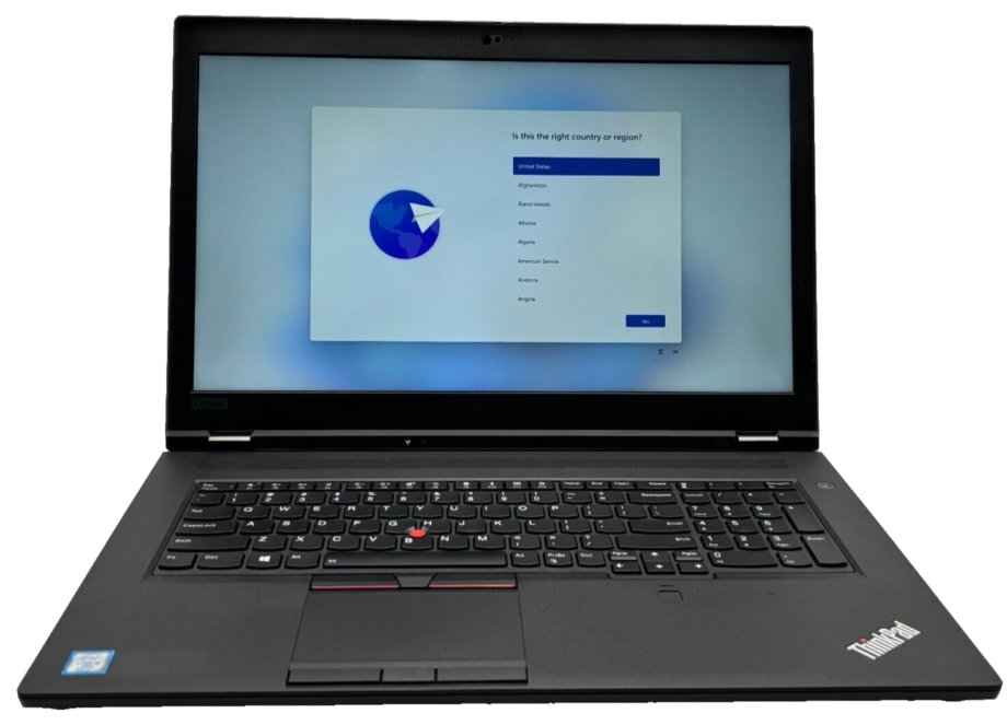 Lenovo ThinkPad P73 - Core i5-9400H - 24GB RAM - 1TB NVMe SSD - Windows 11 Pro