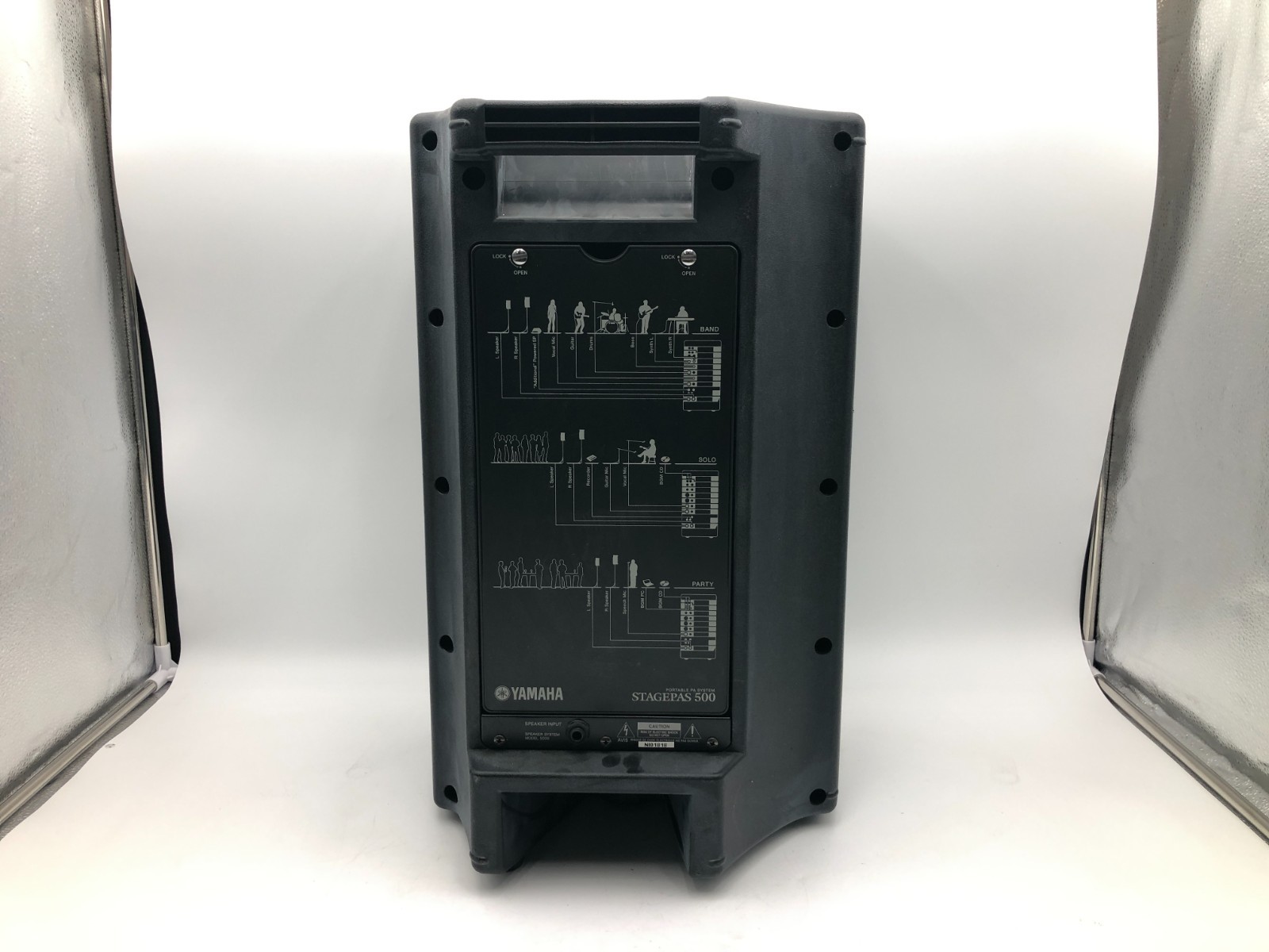 Yamaha StagePas 500 Portable PA System Speaker Pair - Tested and Working