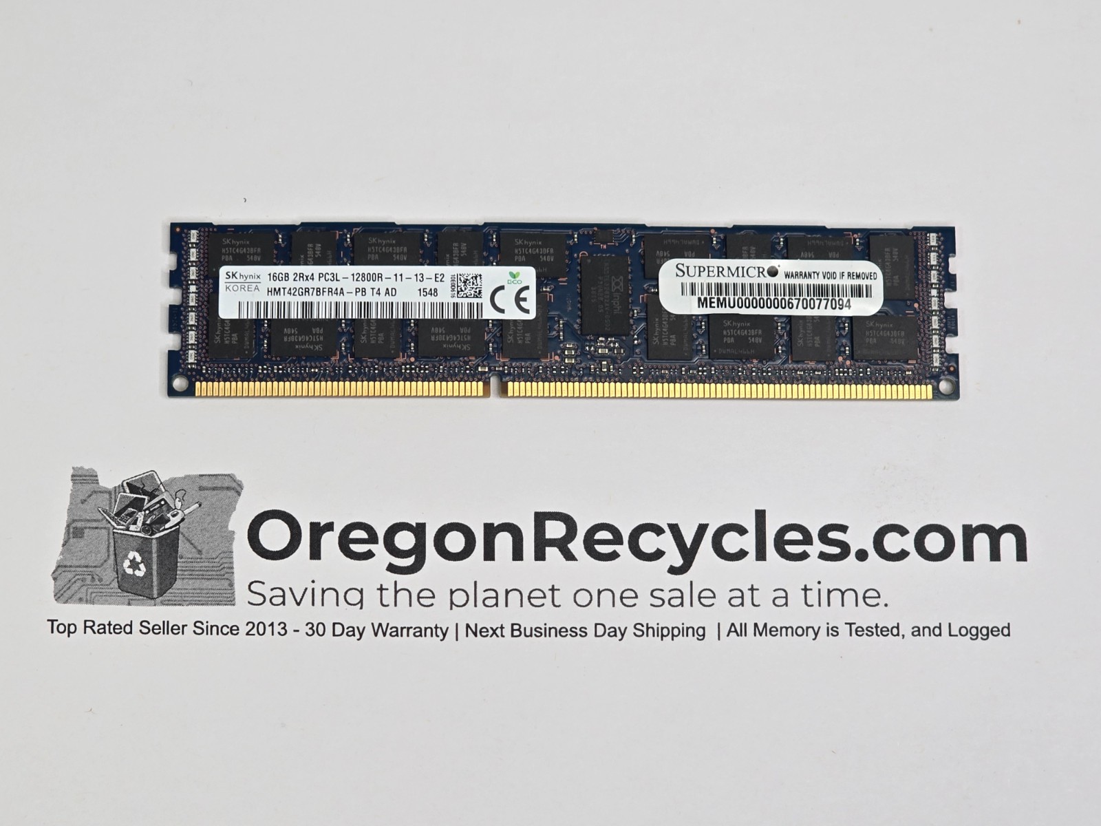 SK hynix 16GB DDR3L 1600MHz ECC RDIMM Server RAM – HMT42GR7BFR4A-PB 1 SK hynix 16GB DDR3L 1600MHz ECC RDIMM Server RAM – HMT42GR7BFR4A-PB