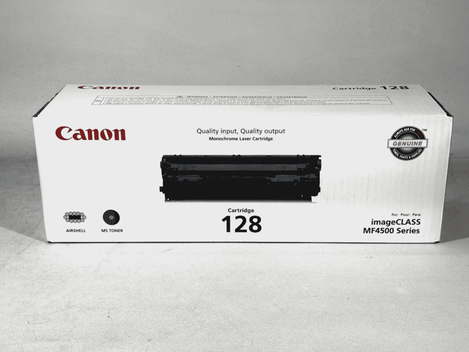 image of Canon 128 Black Toner Cartridge 3500B001 NEW 356010503034