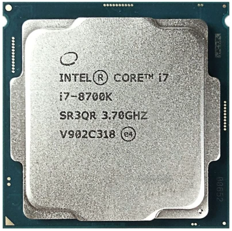 Intel Core i7-8700K SR3QR 3.70GHz (Turbo 4.7GHz) 8th Gen 6-Core 12M LGA-1151 CPU 1 Intel Core i7-8700K SR3QR 3.70GHz (Turbo 4.7GHz) 8th Gen 6-Core 12M LGA-1151 CPU