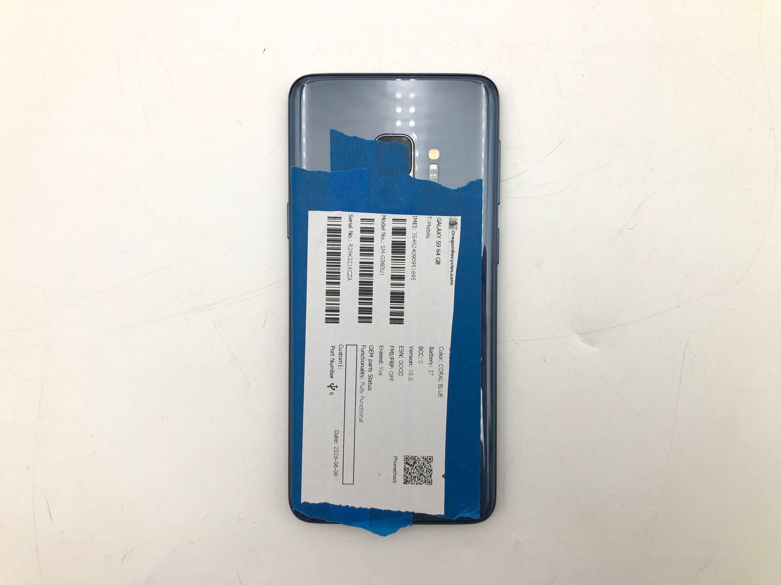 Samsung Galaxy S9 64GB Coral Blue T-Mobile SM-G960U1 Android Smartphone Tested 5 Samsung Galaxy S9 64GB Coral Blue T-Mobile SM-G960U1 Android Smartphone Tested