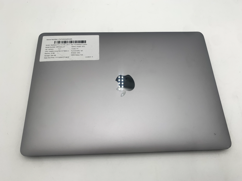 image of Apple MacBook Pro 133 128GB SSD Laptop Space Gray 2017 356257546044 4