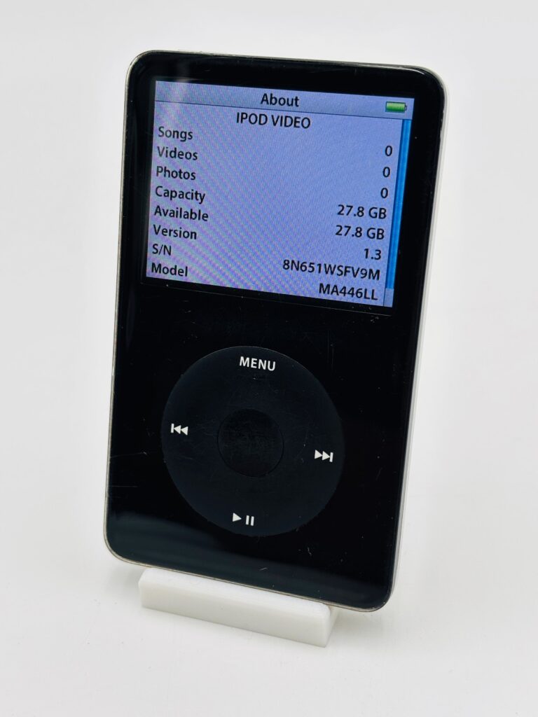 動作確認済み　iPod 第5世代 30GB ブラック　A1136 Apple iPod Video 5th Gen (A1136) – 30GB – Black - OregonRecycles.com