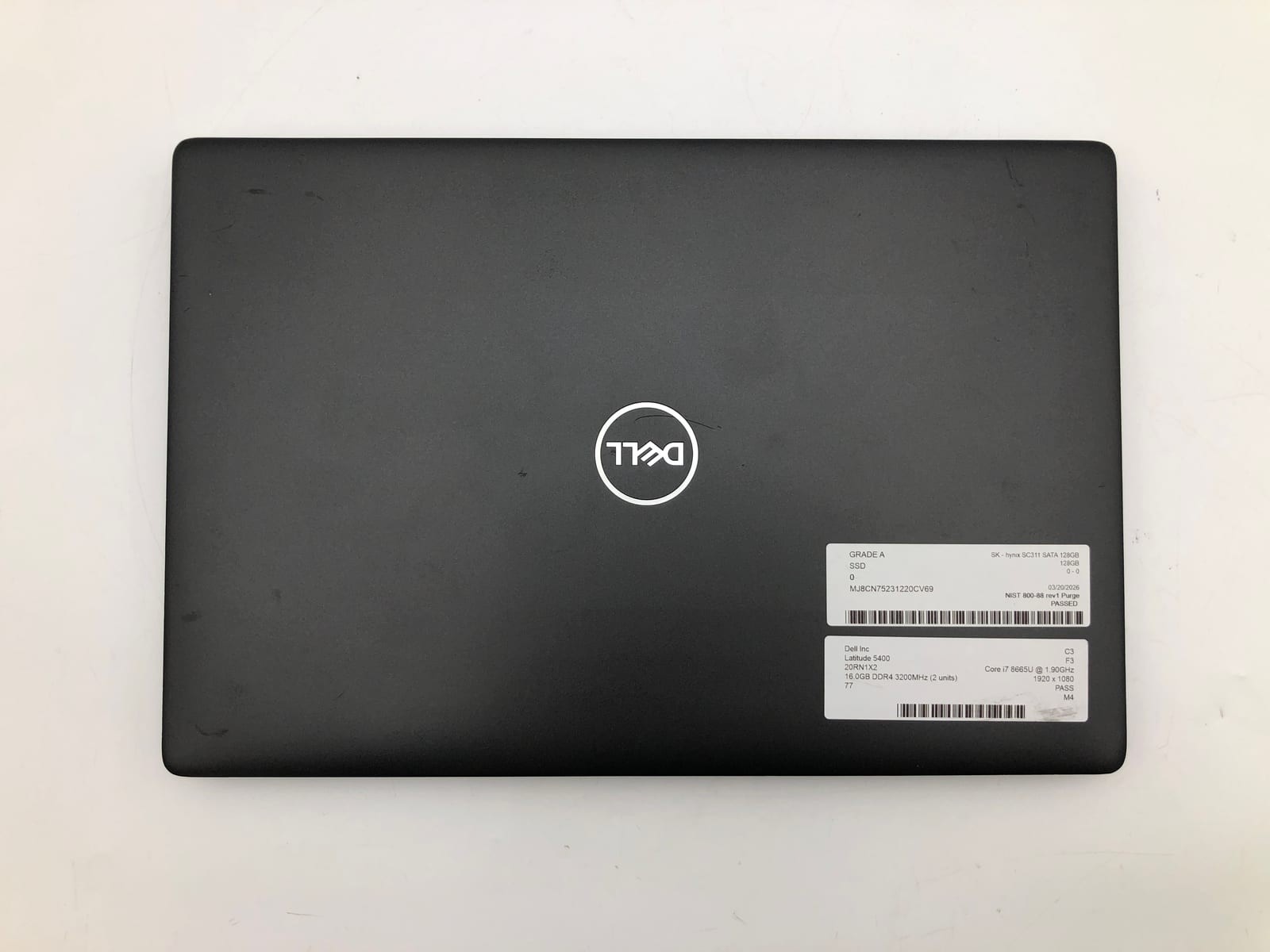 Dell | Latitude 5400 | i7-8665U | 16GB | 128GB SSD | Win 11 Pro | 77% Battery 4 Dell | Latitude 5400 | i7-8665U | 16GB | 128GB SSD | Win 11 Pro | 77% Battery