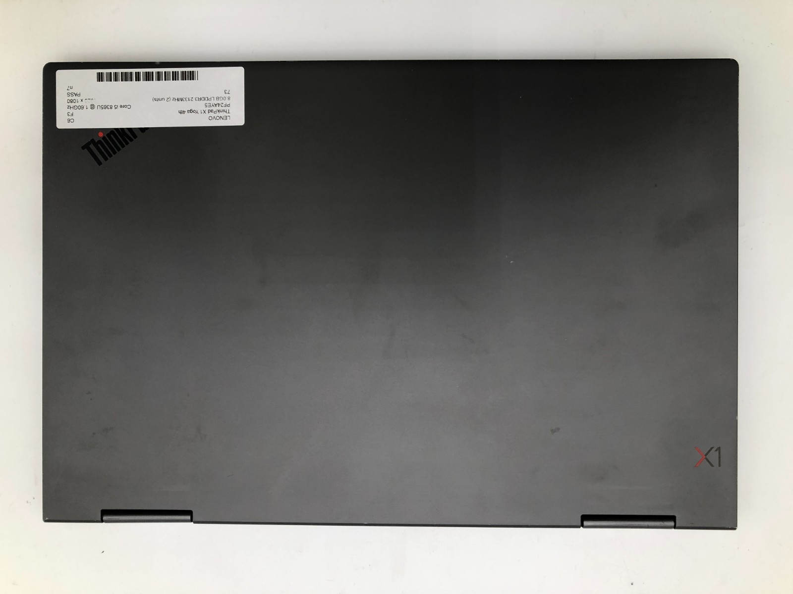 Lenovo ThinkPad X1 Yoga 4th Gen i5-8365U 8GB No SSD/OS 14" Touch Convertible 4 Lenovo ThinkPad X1 Yoga 4th Gen i5-8365U 8GB No SSD/OS 14" Touch Convertible