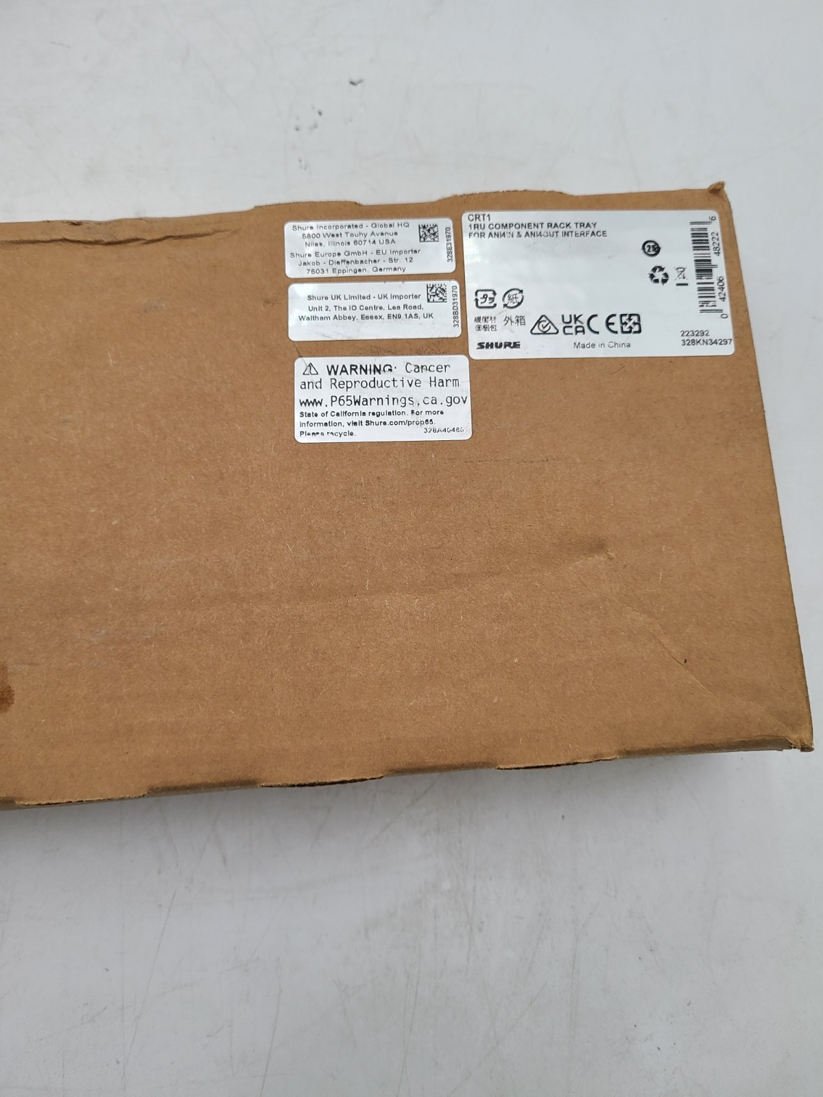 CRT1 Component Rack Tray 3 CRT1 Component Rack Tray