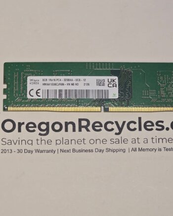 SK hynix 8 GB DDR4 3200MT/s Non-ECC UDIMM Memory Module HMAA1GU6CJR6N-XN