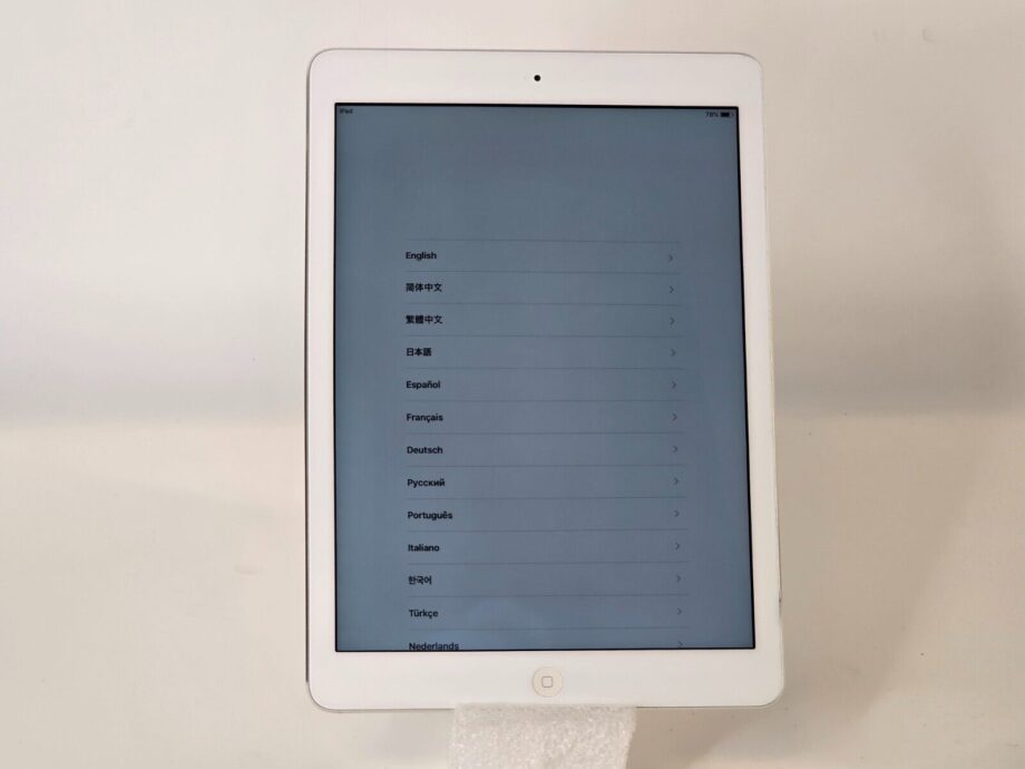 image of Apple iPad Air 128GB WiFi Silver Model ME906LLA A1474 375621509094