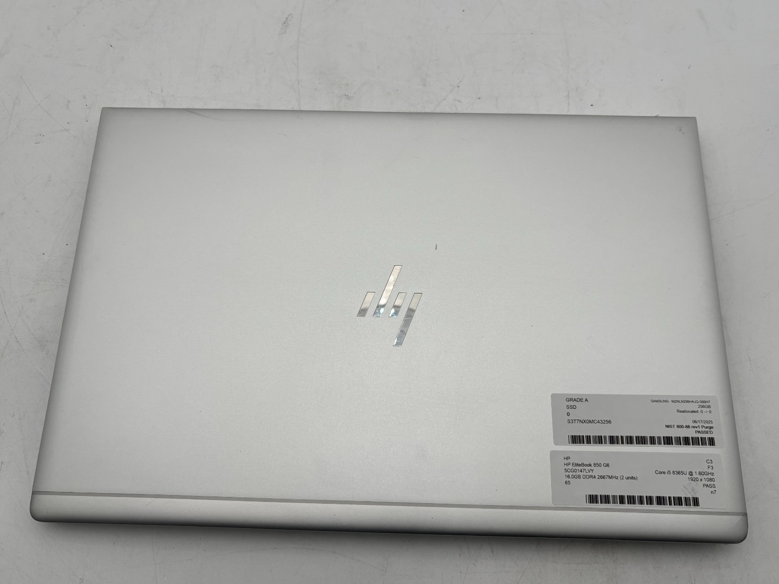 HP EliteBook 850 G6 i5-8365U 16GB 256GB SSD Win 11 Pro 15.5" FHD C3-F4 5 HP EliteBook 850 G6 i5-8365U 16GB 256GB SSD Win 11 Pro 15.5" FHD C3-F4