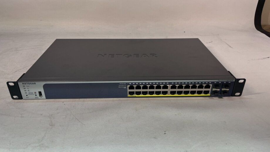 image of Netgear GS728TPv2 24 Port Gigabit PoE Smart Managed Pro Switch w 4 SFF Ports 375606802694 2