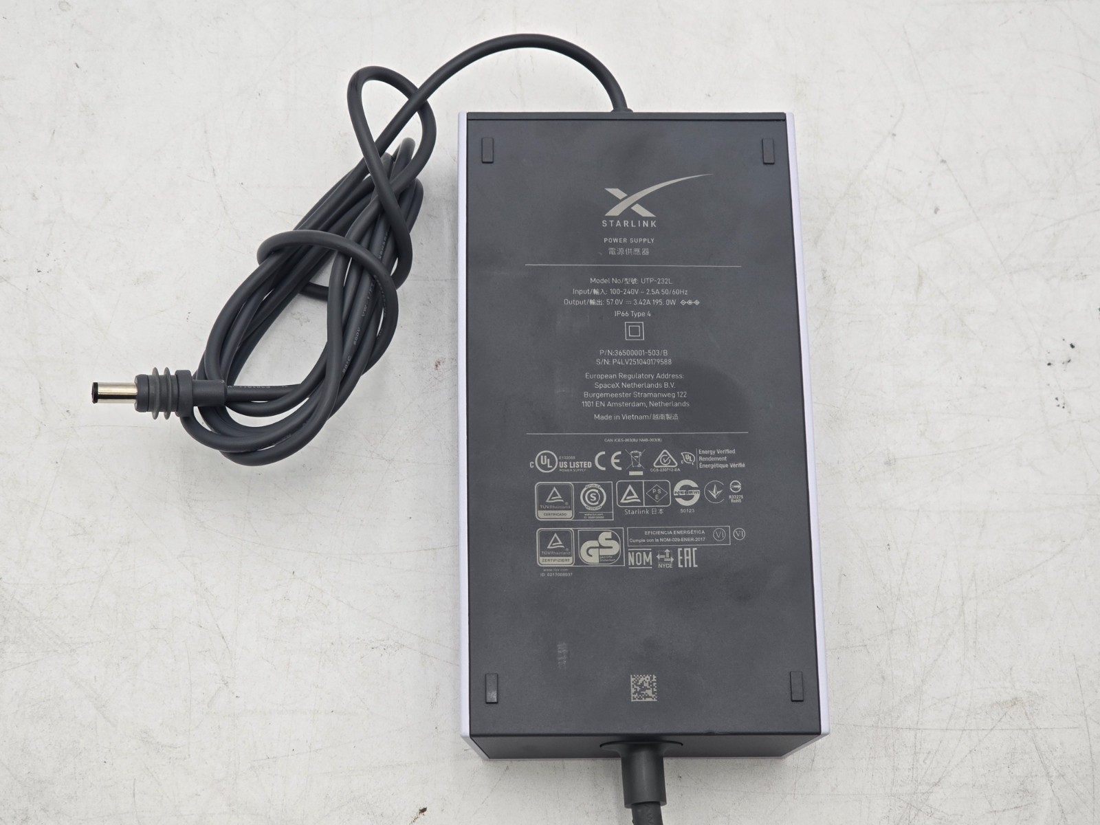 STARLINK UTP‑232L Router Power Supply — USED, TESTED & WORKING — R2V3: C5F3 3 STARLINK UTP‑232L Router Power Supply — USED, TESTED & WORKING — R2V3: C5F3