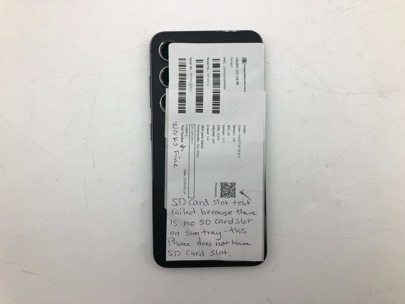 Samsung Galaxy S23 128GB Phantom Black Verizon SM-S911U Android Smartphone Teste 6 Samsung Galaxy S23 128GB Phantom Black Verizon SM-S911U Android Smartphone Teste