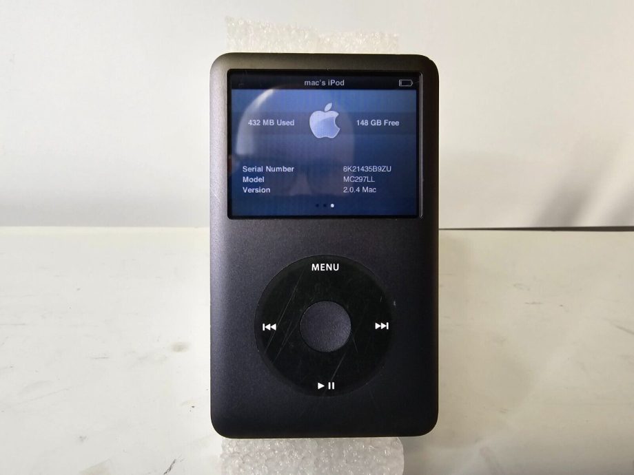 image of Apple iPod Classic 7th Generation Black 160GB MC297LLA 355683660305 3