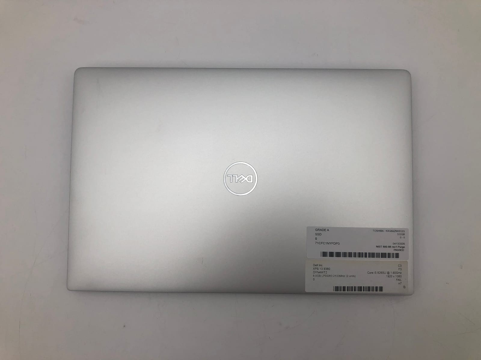 Dell | XPS 13 9380 | i5-8265U | 8GB | 512GB NVMe | Win 11 Pro | No Battery 1 4 Dell | XPS 13 9380 | i5-8265U | 8GB | 512GB NVMe | Win 11 Pro | No Battery 1