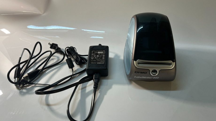 image of Dymo LabelWriter 400 Turbo Label Printer Model 93089 w ac adapter and USB cable 375455522415