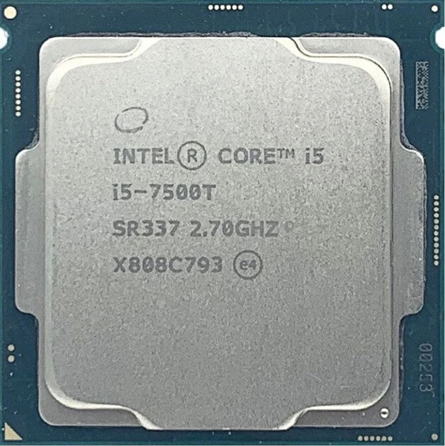 Intel Core i5-7500T 2.70GHz 4-Core 6MB LGA1151 Desktop CPU Processor (SR337) 1 Intel Core i5-7500T 2.70GHz 4-Core 6MB LGA1151 Desktop CPU Processor (SR337)