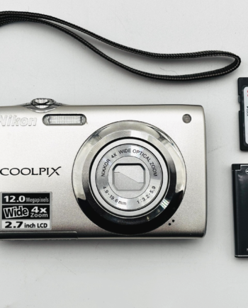 Nikon Coolpix S3000 12MP Digital Camera – Silver