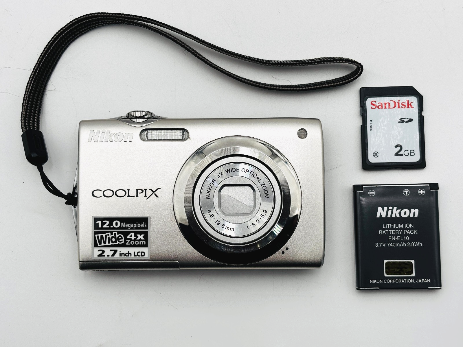 Nikon Coolpix S3000 12MP Digital Camera – Silver - OregonRecycles.com