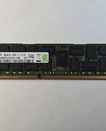 SAMSUNG 8GB PC3‑12800R DDR3‑1600 ECC REGISTERED RDIMM M393B1K70DH0‑CK0