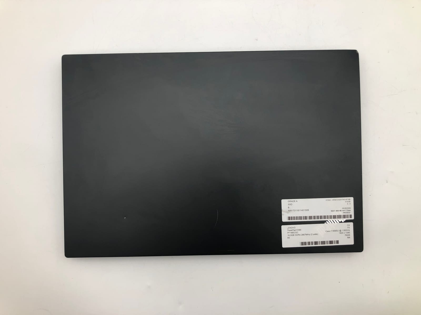 Lenovo | ThinkPad E590 | i7-8565U | 16GB | 512GB NVMe | Win 11 Pro | 85% Battery 4 Lenovo | ThinkPad E590 | i7-8565U | 16GB | 512GB NVMe | Win 11 Pro | 85% Battery