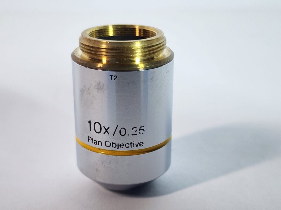 OLYMPUS Plan 10X/0.25 ?/- MICROSCOPE OBJECTIVE LENS