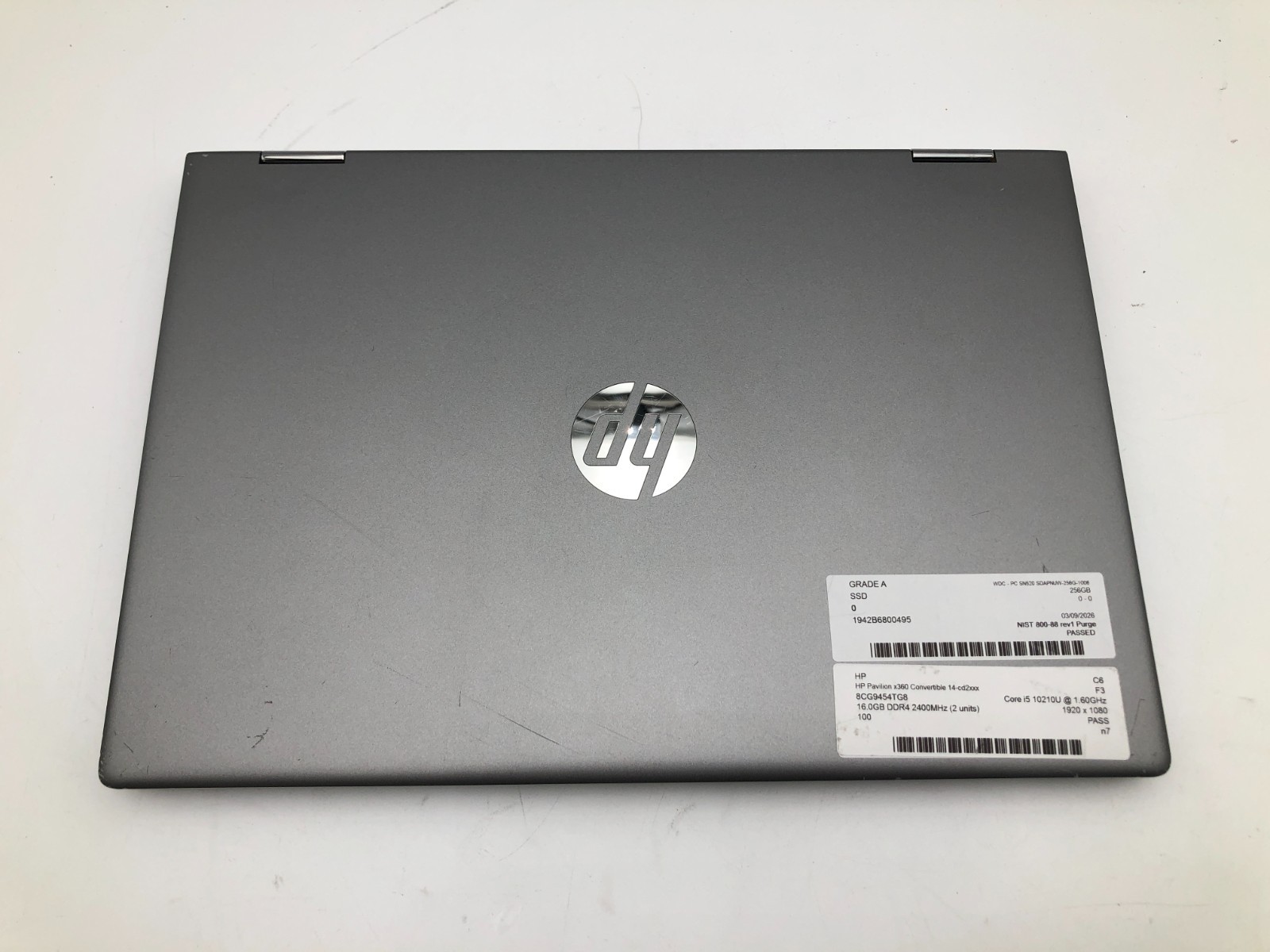 HP Pavilion x360 14-cd2xxx i5-10210U 16GB DDR4 256GB NVMe SSD 14" FHD Win 11 Pro 5 HP Pavilion x360 14-cd2xxx i5-10210U 16GB DDR4 256GB NVMe SSD 14" FHD Win 11 Pro