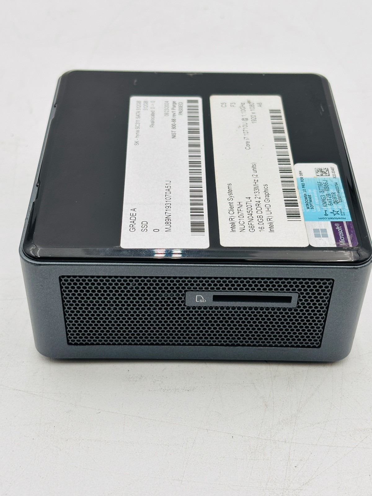 Intel NUC10i7FNH Mini PC – Core i7 | 16GB RAM | 512GB SSD | Windows 11 Pro 3 Intel NUC10i7FNH Mini PC – Core i7 | 16GB RAM | 512GB SSD | Windows 11 Pro