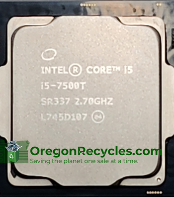 Intel i5-7500T 2.7GHz (3.3GHz TURBO) LGA 1151 Processor (SR337)