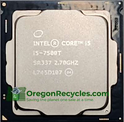 Intel i5-7500T 2.7GHz (3.3GHz TURBO) LGA 1151 Processor (SR337) 1 Intel i5-7500T 2.7GHz (3.3GHz TURBO) LGA 1151 Processor (SR337)