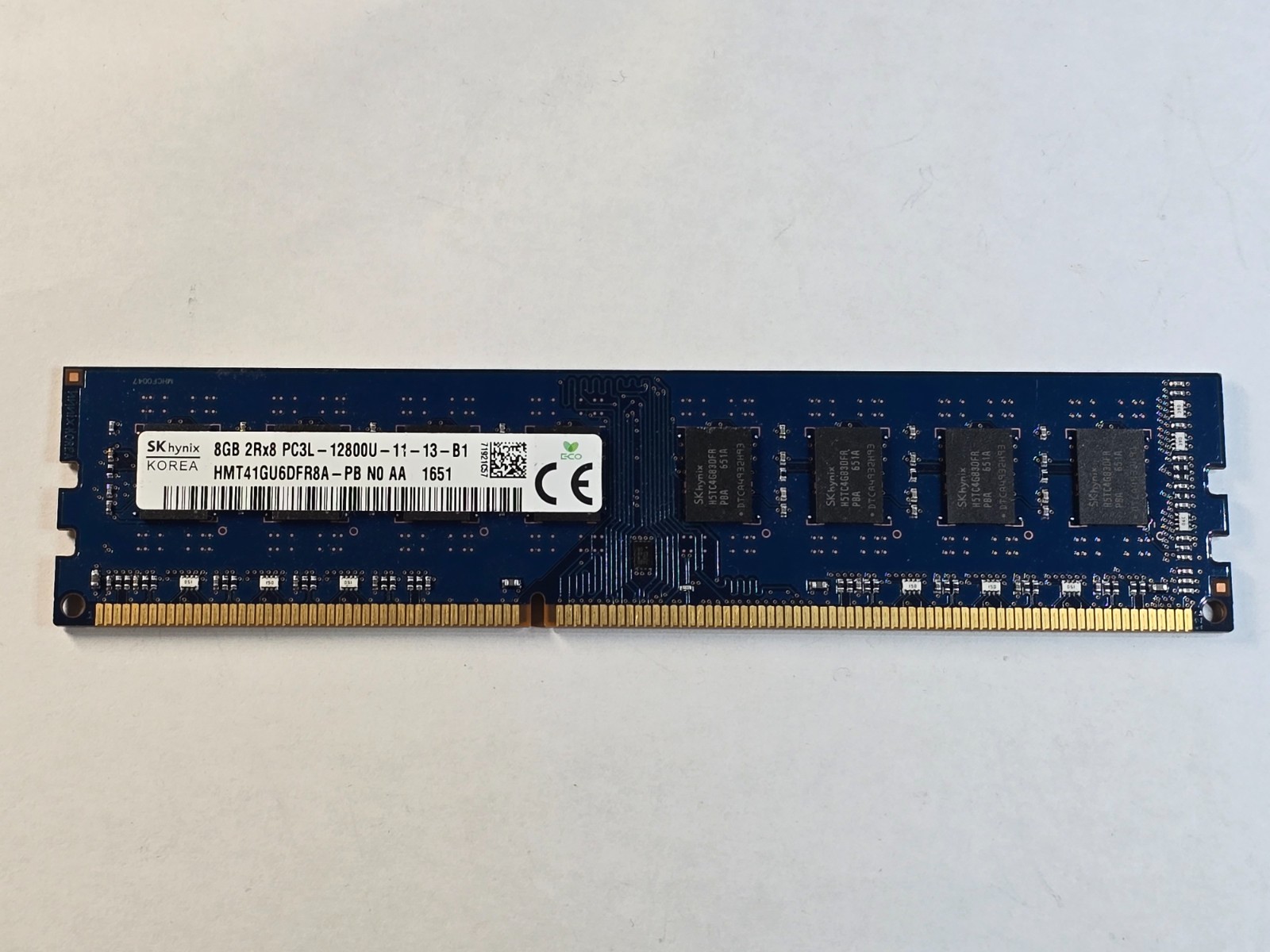 SK hynix 8GB 2Rx8 PC3L-12800U DDR3-1600 UDIMM Desktop RAM Module 1 SK hynix 8GB 2Rx8 PC3L-12800U DDR3-1600 UDIMM Desktop RAM Module